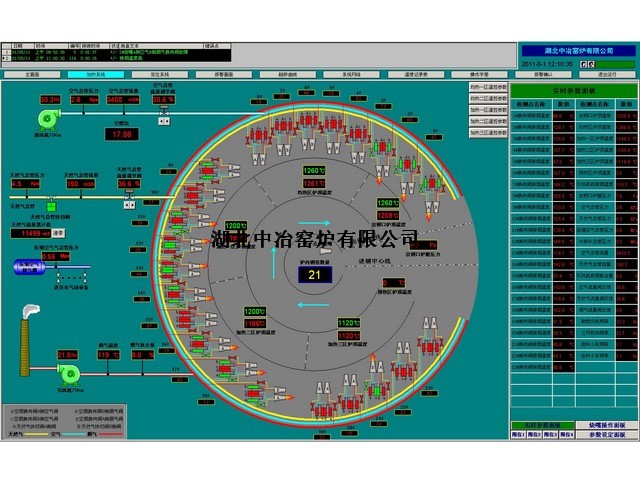 東營勝利油田12M蓄熱式環(huán)形加熱爐 