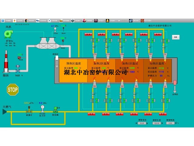 宏寶集團(tuán)1.9m步進(jìn)底式加熱爐 